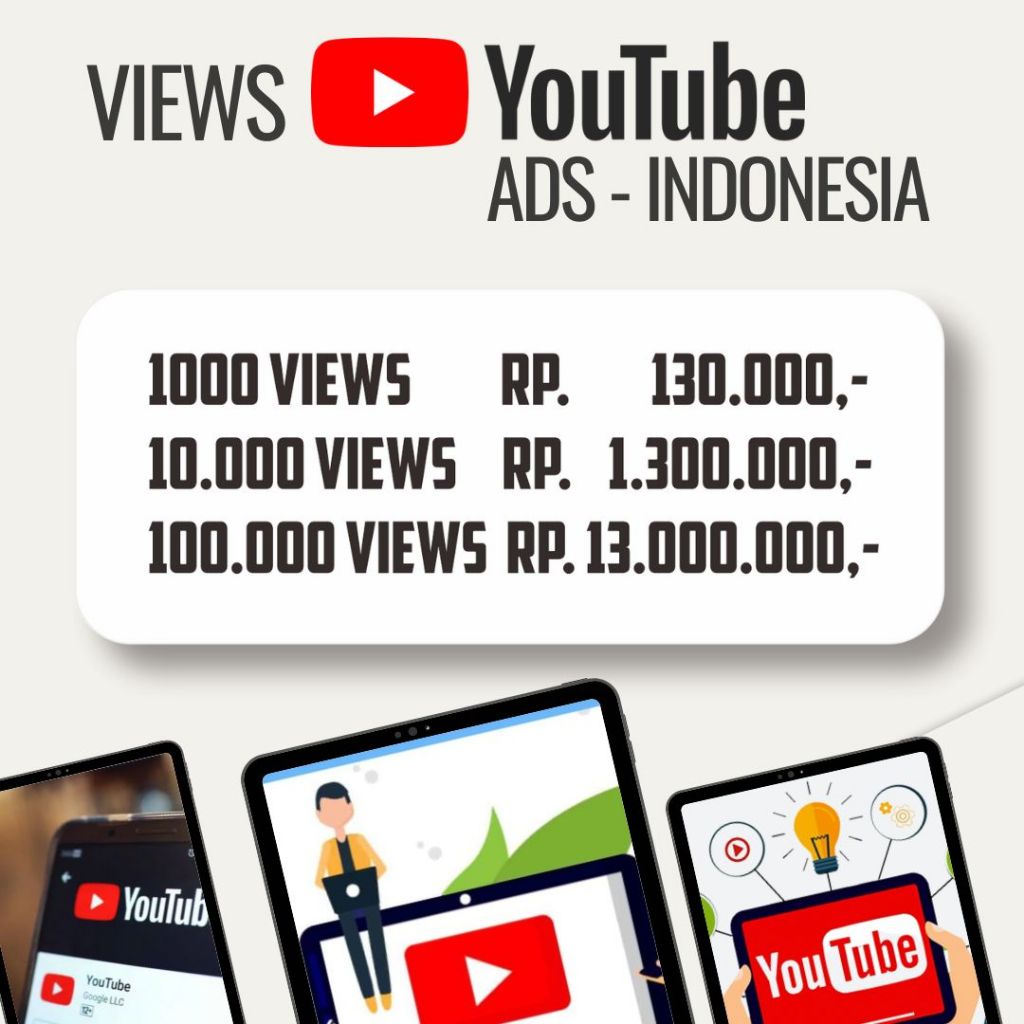 Iklan Youtube | Jasa Nambah Viewer