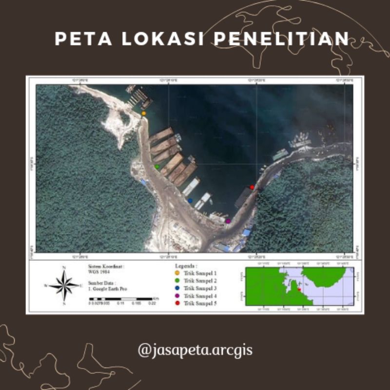 Jasa Peta Lokasi Penelitian