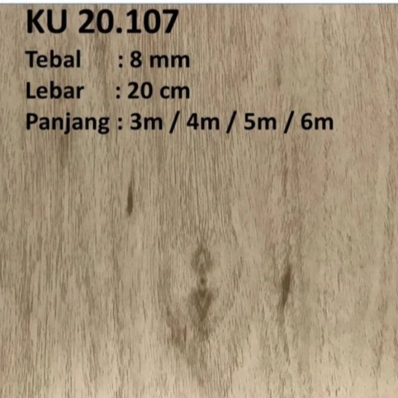 Shunda plafon pvc serat kayu doff KU 20.107