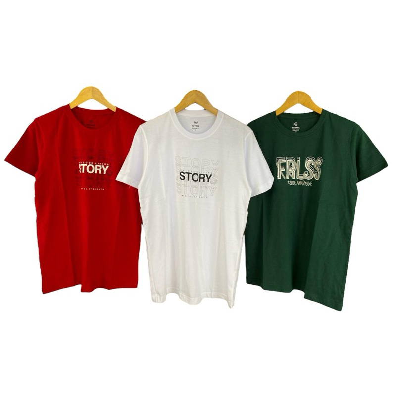 KAOS DEWASA COWOK MERK NEVADA (BRANDED MATAHARI)