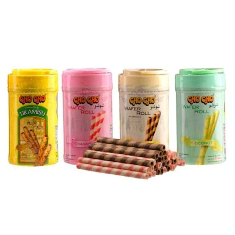 

Cho Cho Wafer Roll Stick Kue Kaleng 260g