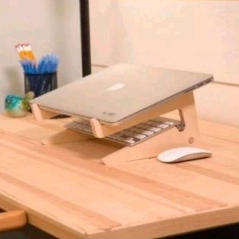 Stand laptop | Tatanan laptop Kayu