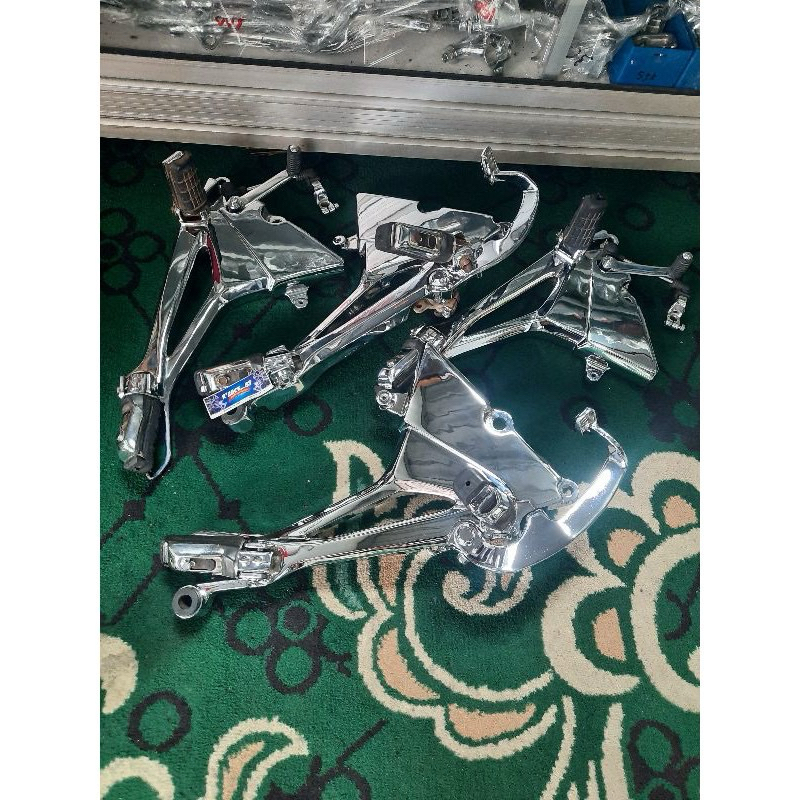 POSTEP FOSTEP TIGER REVO TIREV SET CHROME ORIGINAL COPOTAN MOTOR