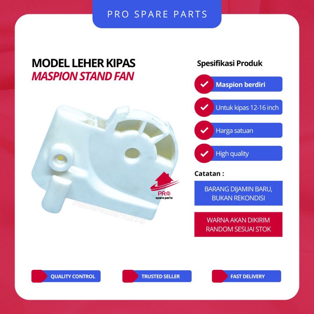 Leher Model MASPION STAND FAN - Leher Kipas Angin Model Maspion Berdiri - Sparepart Kipas Angin