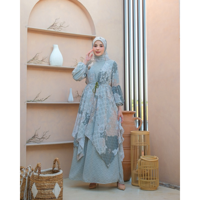 RAINA SET PREMIUM|SET HIJAB TERBARU|SET HIJAB KEKINIAN|BAJU GIES|GAMIS KONDANGAN|BAJU KONDANGAN