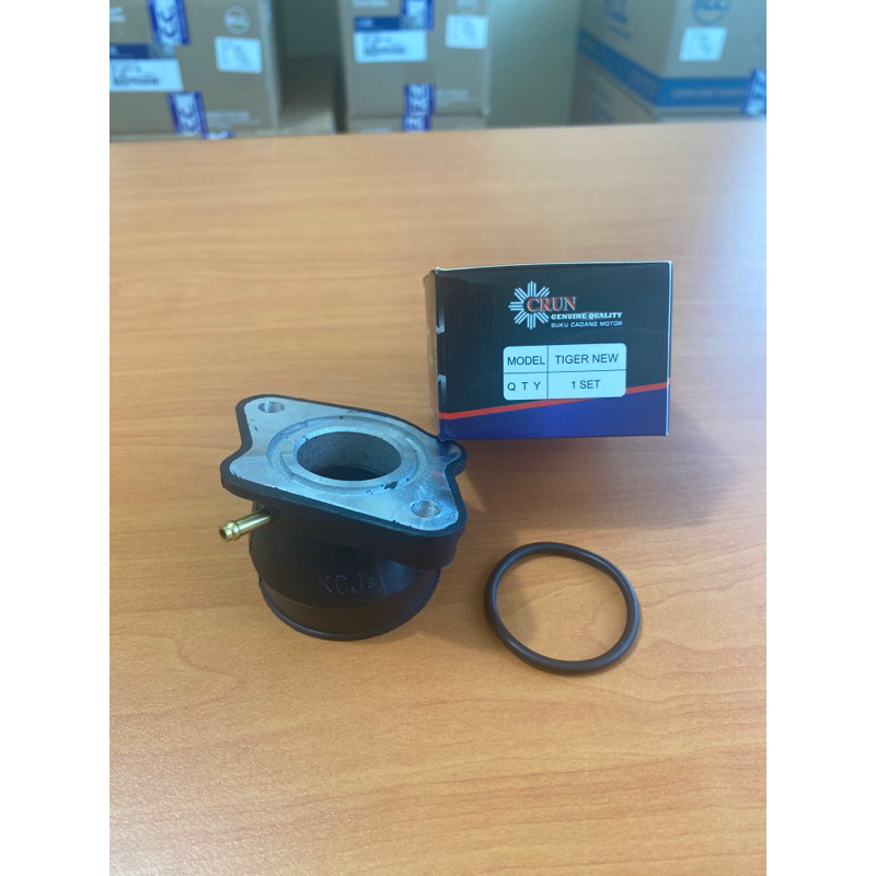 (CRUN) Manipul Carburator Tiger New KCJ / Intake Manipol Tiger Revo / Intek Karbu / Original