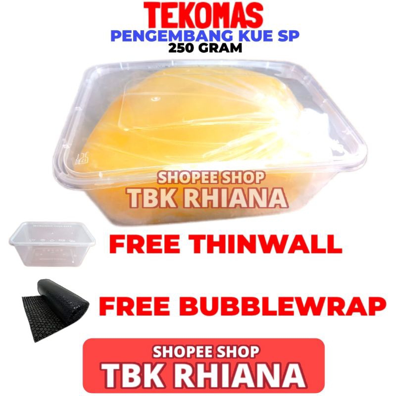 

Pengembang Pelembut Pengemulsi Kue Tekomas 250 GR Repack