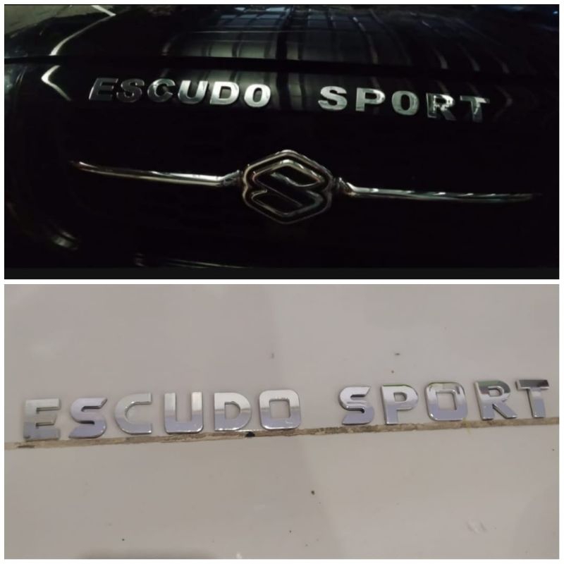 Emblem kap mesin Escudo sport