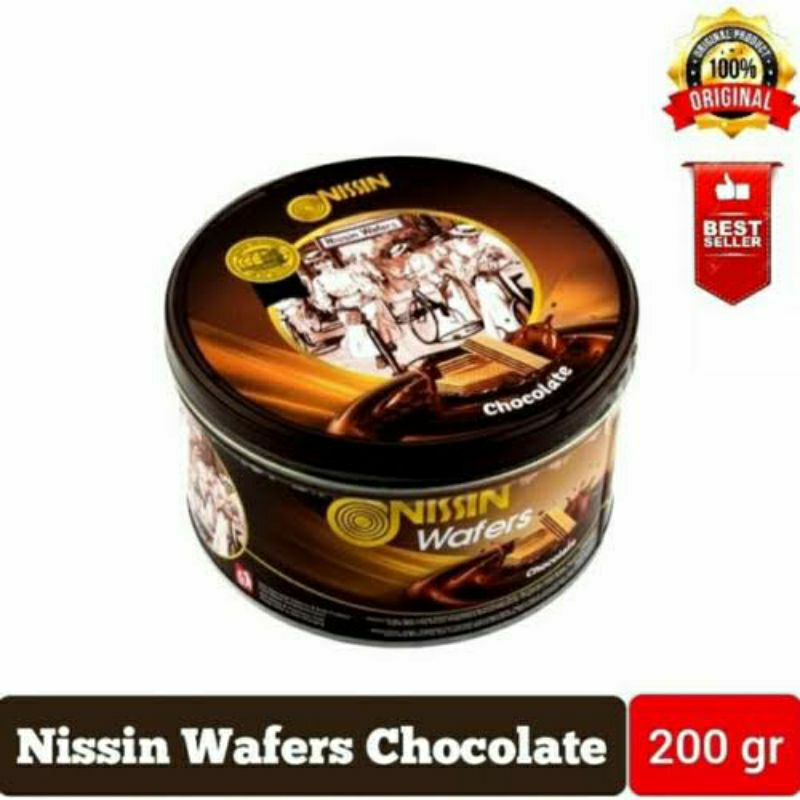 

Nissin wafer kaleng 200gr