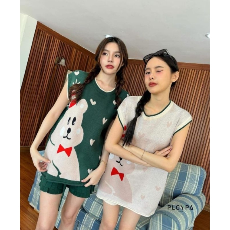 PLOYPA STUDIO -Setelan One set Bear Ploypa Studio Bkk New Premium