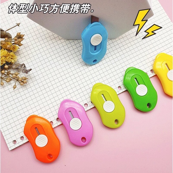 

Cutter Mini Portable Pisau Pemotong Kertas Cutter Mini Cloud Shape Cutter Kecil for School and Art Safety Cutter cutter mini lucu