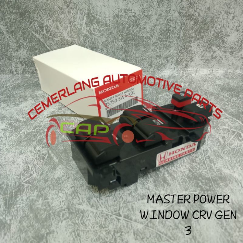 MASTER POWER WINDOW MOBILIO - SAKLAR POWER WINDOW PUSAT HONDA MOBILIO BRIO
