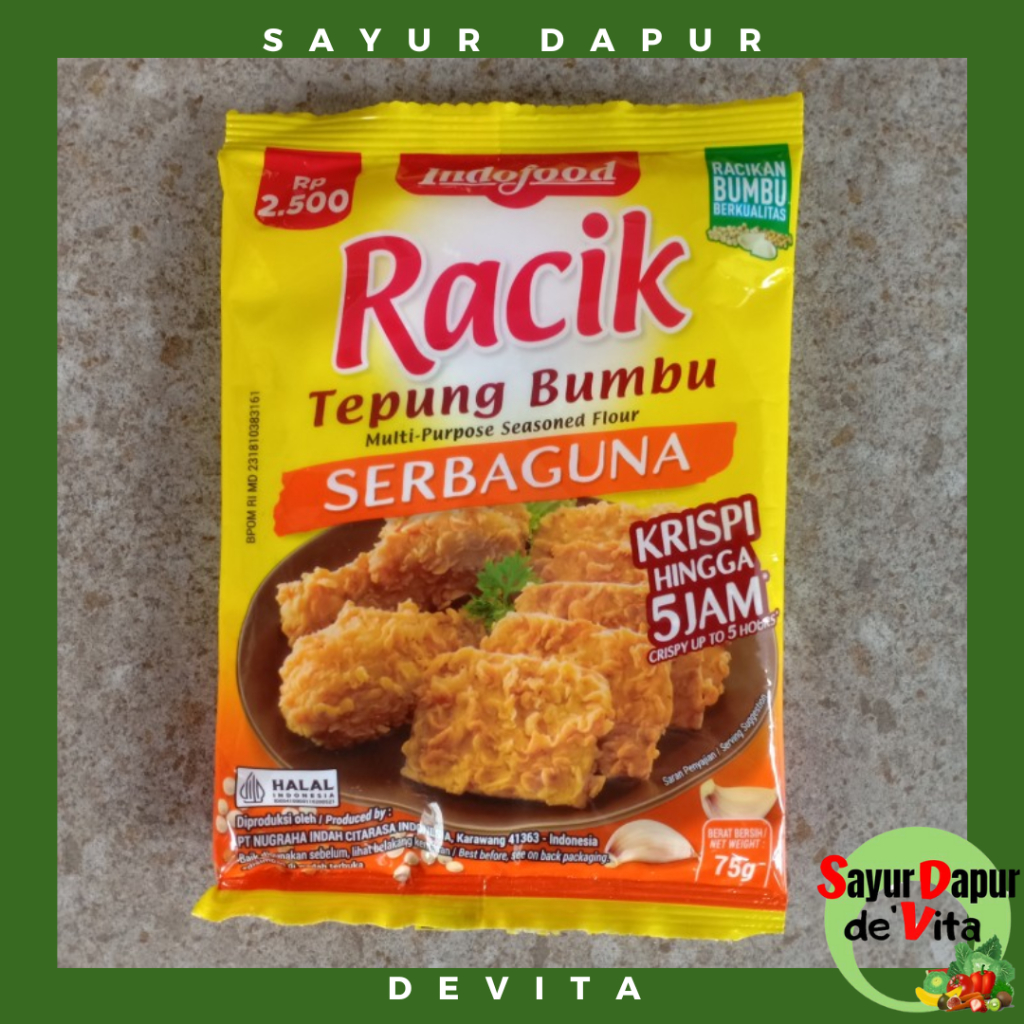 

Tepung Bumbu Serbaguna Racik