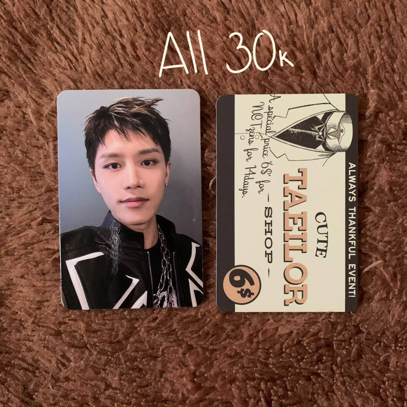 wts pc photocard nct 127 taeil 2 baddies ccomaz