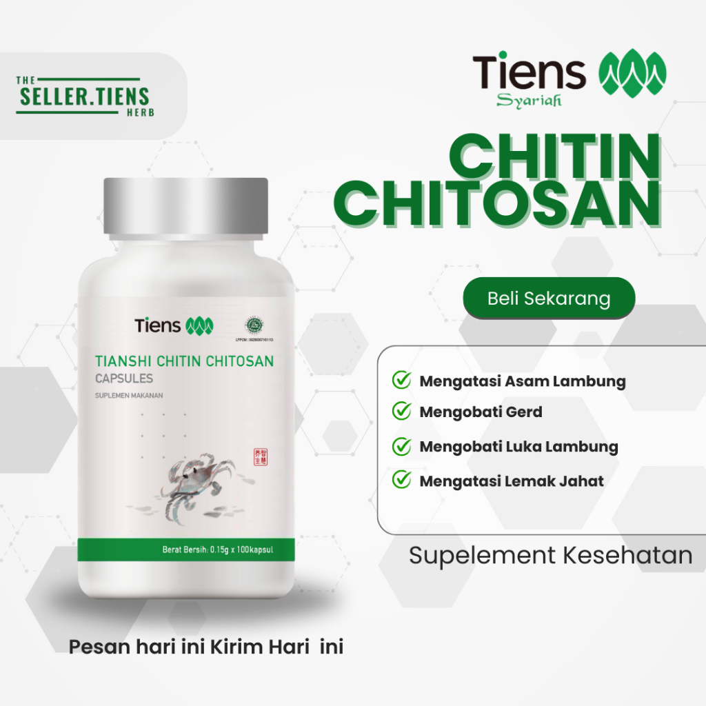 Tianshi Chitin Chitosan mengatasi Masalah Asam lambung
