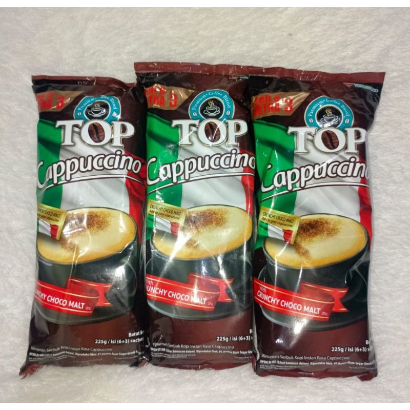 

Top Coffe Cappuccino Sachet 6+3 x 25g