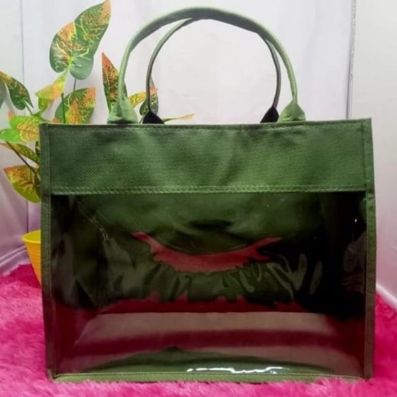 

Tote Bag Hampers mika Kanvas Idul Fitri Lebaran/Tas Sovenir