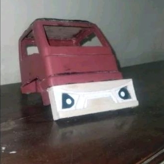 Bemper Miniatur Truk Plastik