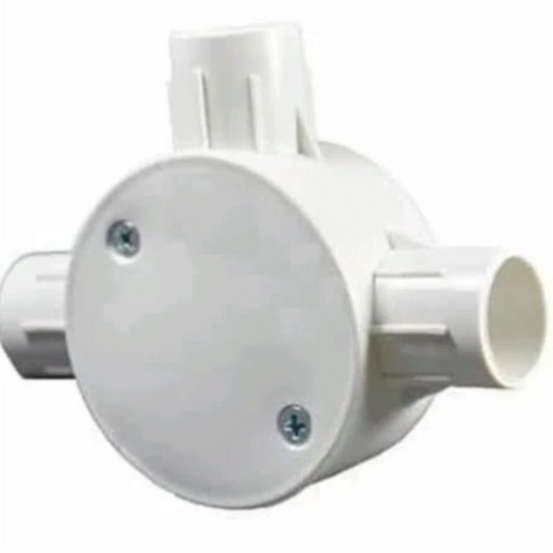 T Dus Cabang 3 Putih 20mm no merk