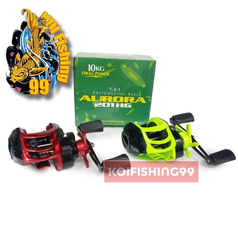 REEL BAITCASTING EXORI AURORA 201HG | REEL BAITCASTING MURAH KUAT ORIGINAL