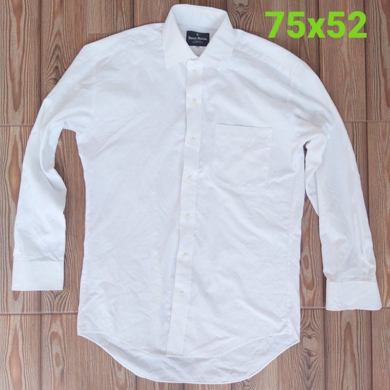 Kemeja panjang putih japan