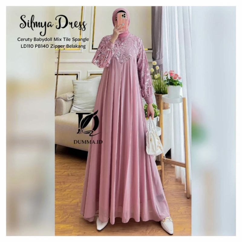 SILMYA DREES|DRESS LEBARAN | DRESS TERBARU| DREES KEKINIAN | DREES KONDANGAN | GAMIS LEBARAN