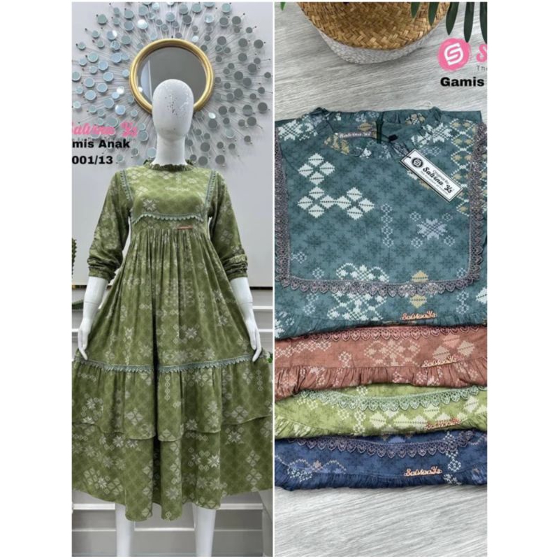 GAMIS ANAK UNIQLO SALVINA  ORIGINAL