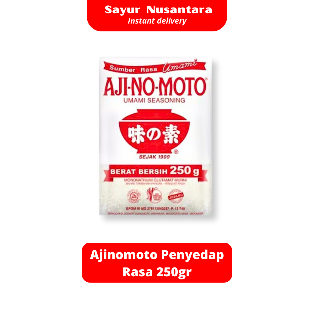 

Micin Penyedap Rasa Ajinomoto 250gr - Sayur Nusantara