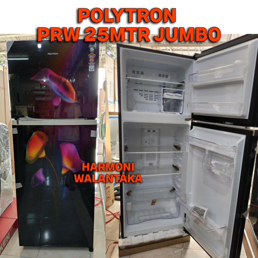 KULKAS POLYTRON 2 PINTU JUMBO TANPA SALJU BELLEZA JUMBO KULKAS POLYTRON PINTU 2 TANPA SALJU KULKAS POLYTRON 2 PINTU 25 MTR