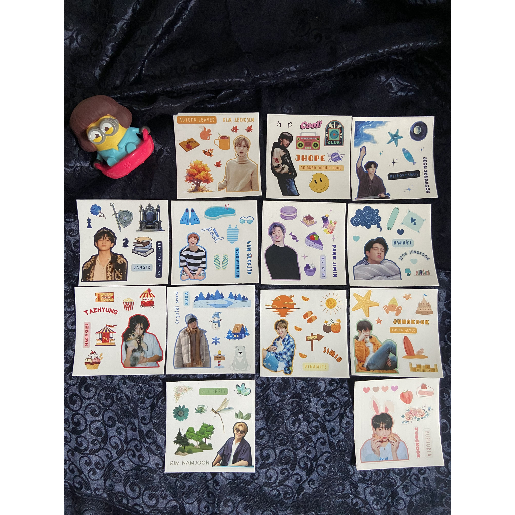 

Sticker bts kpop aesthetic - sticker for books, laptop, etc