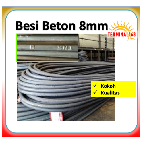 Besi beton 8mm