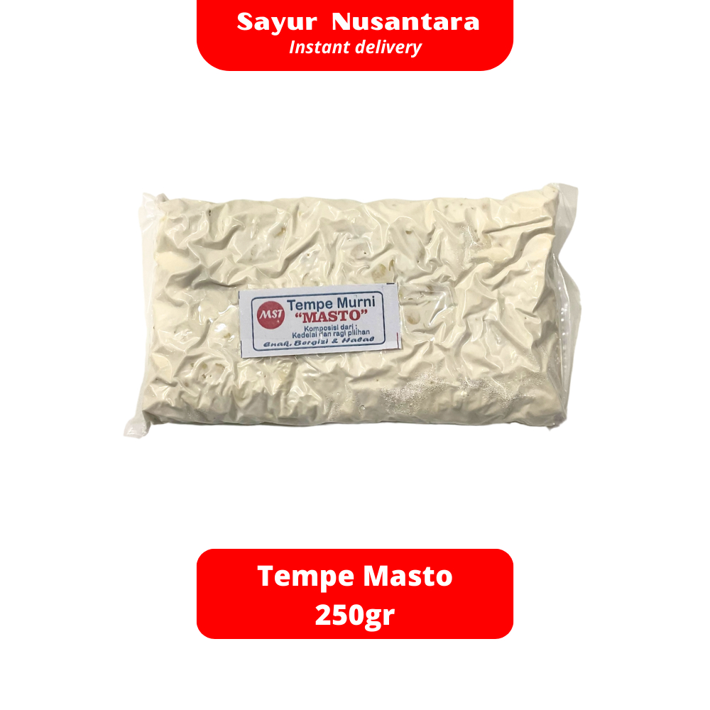 

Tempe Masto 250gr - Sayur Nusantara