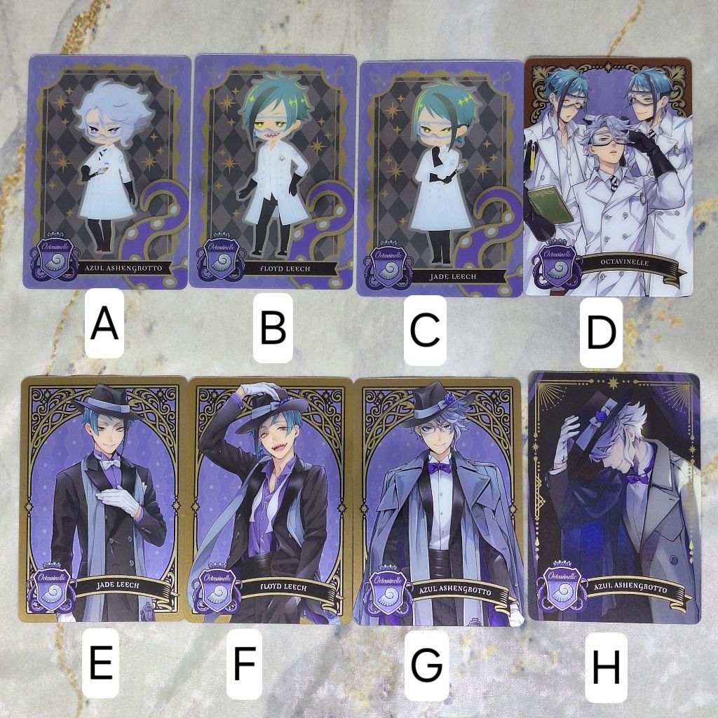 Twisted Wonderland Metal Card Octavinelle Kartu