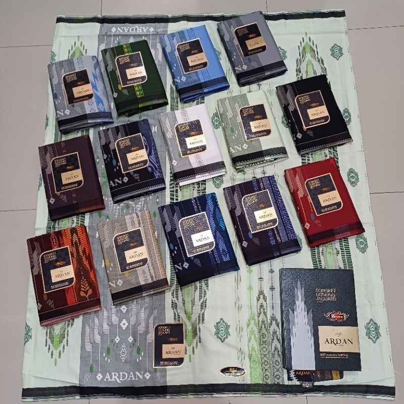 SARUNG ARDAN KETJUBUNG 100% ORIGINAL | SGJ SONGKET GUNUNG JAQUARD | SARUNG PRIA DEWASA