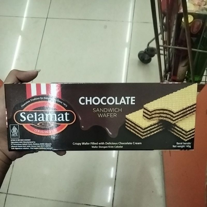 

SELAMAT Chocolate Sandwich Wafer 145g