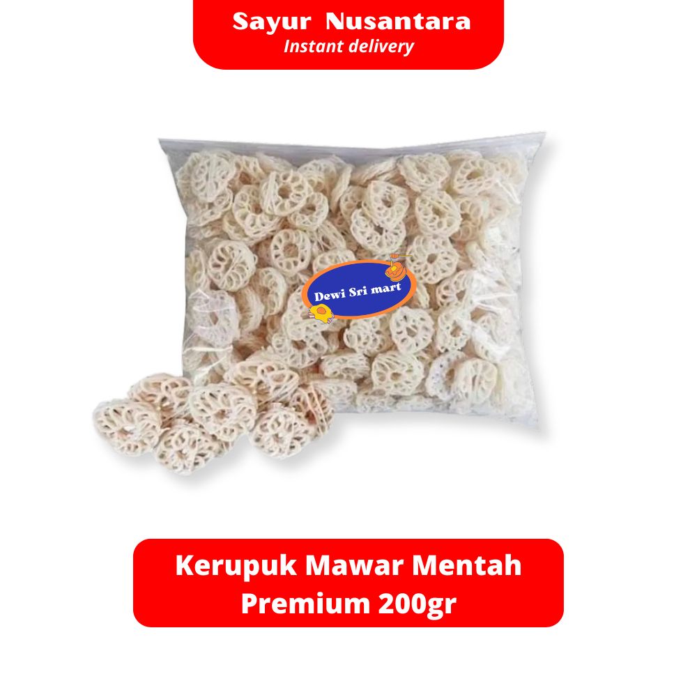 

Kerupuk Seblak Ikan Mawar Rantai Mentah Premium 200gr - Sayur Nusantara