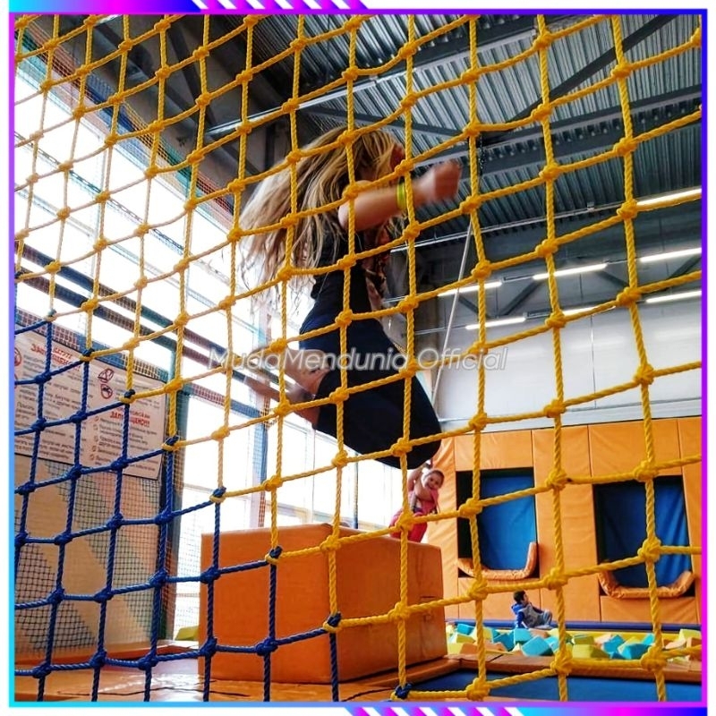 Jaring mandi bola pengaman pagar playground tangga balkon