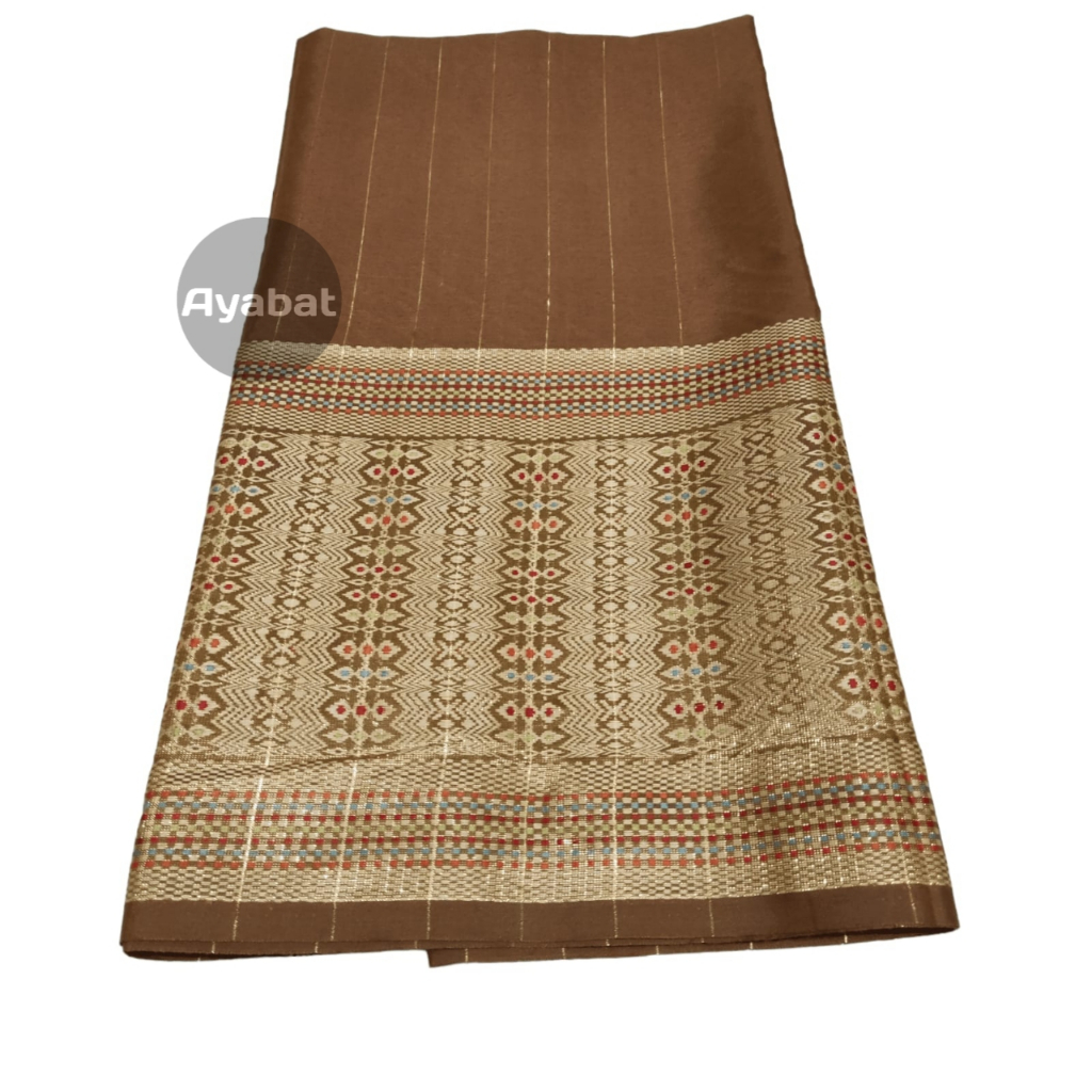 SARUNG SONGKET SAJA - Sarung Songket Palembang / Stelan  Sarung Motif Songket + Selendang bisa COD