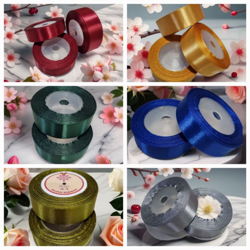 

Pita Satin 1' / 2,5cm kurleb 20-25 yard ribbon