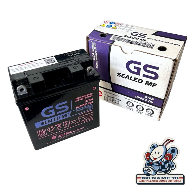 Aki Accu Kering GS Astra Honda Astrea Prima Grand Legenda Impressa Supra x Fit 100