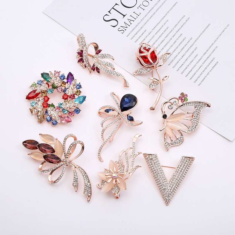 Bross dagu/Bros kecil/Bros dagu mutiara/Bros kecil pita