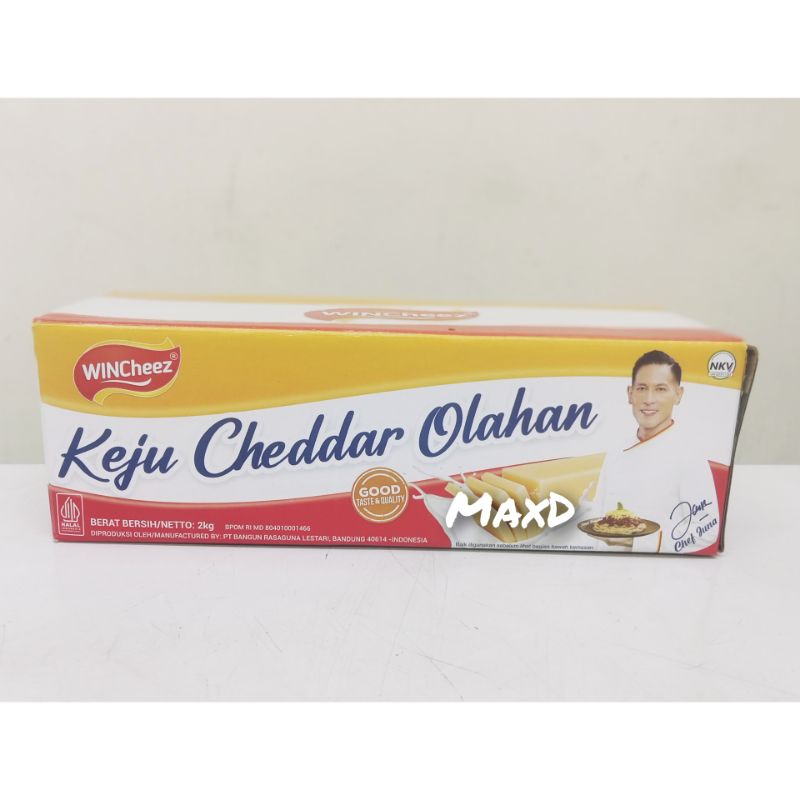 

Keju Wincheez Cheddar 2kg 1 Pcs