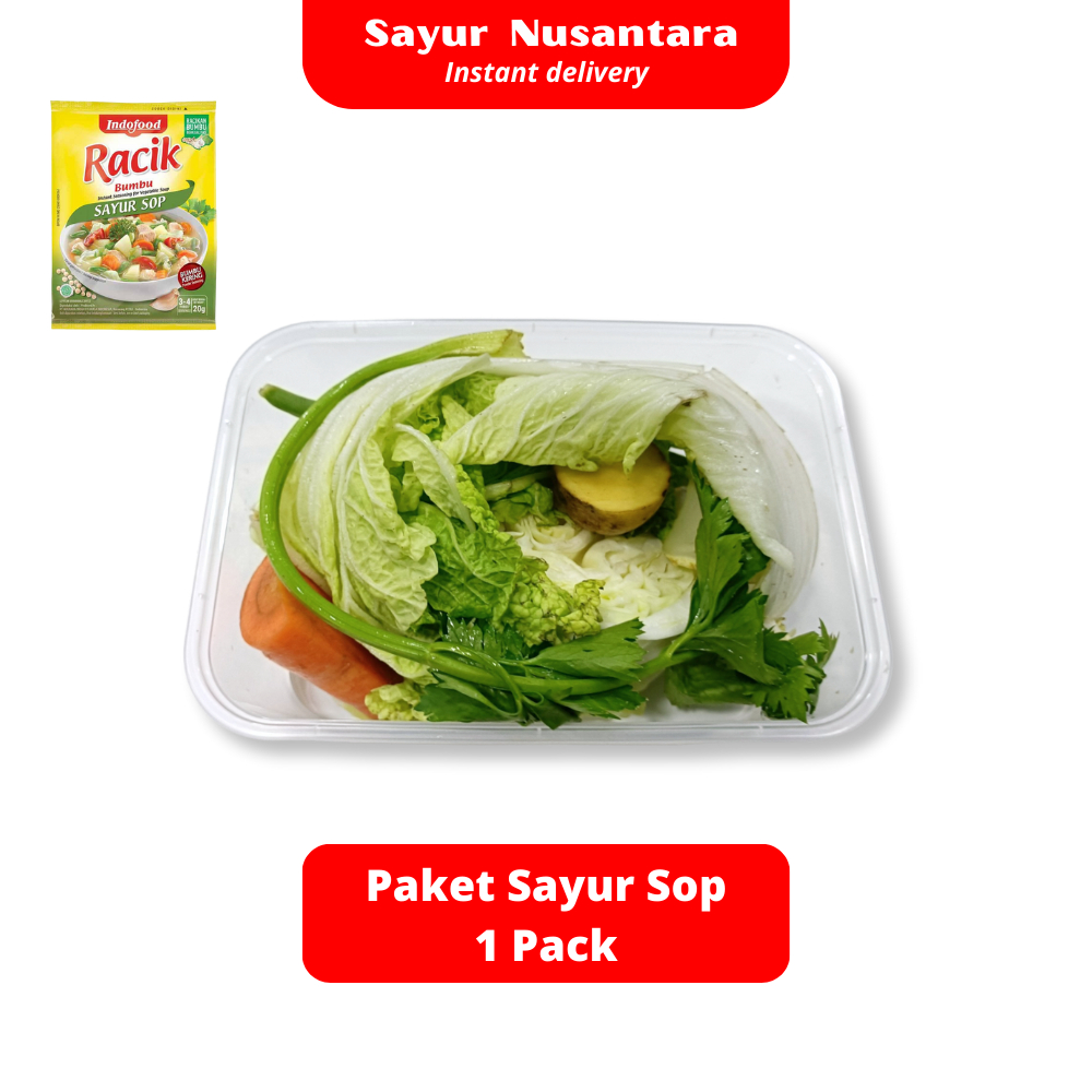 

Paket Sayur Sop + Bumbu Racik Sayur Sop - Sayur Nusantara