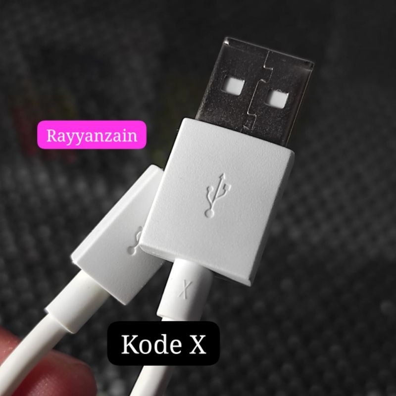 kabel data Realme micro usb original cabutan / bawaan hp kode X