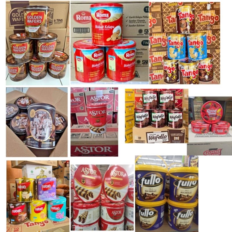 Wafer Tango kaleng  / Aneka Wafer Kaleng Lebaran