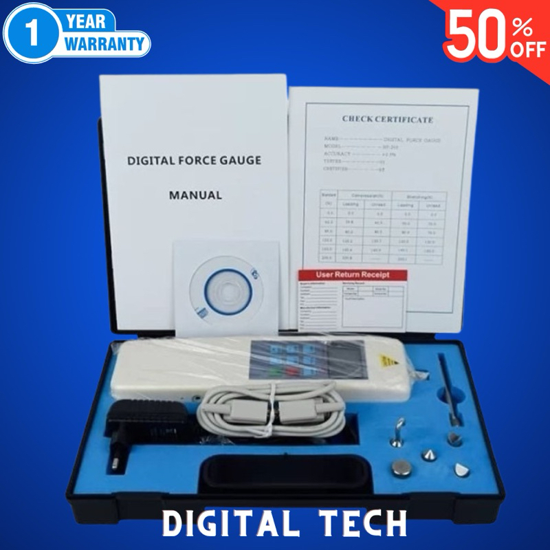 Digital force dynamometer (HF-500) Push Pull Force Gauge Dynamometer