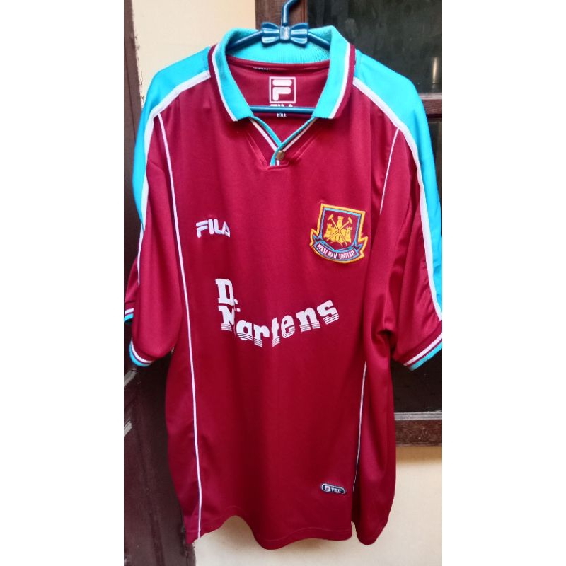 Jersey retro westham home 1999 ukuran 6xl (preloved)