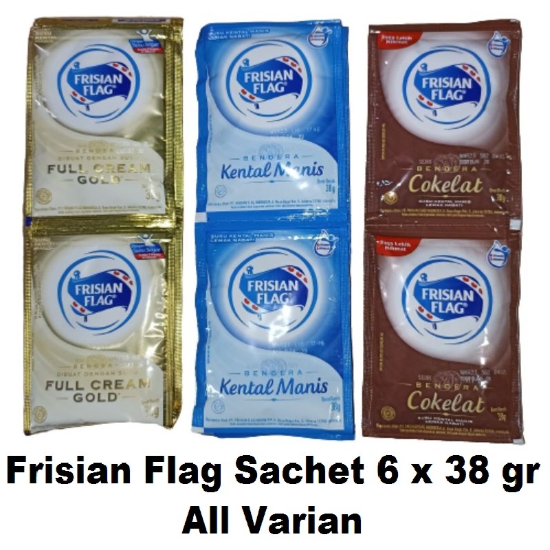 

Susu Kental Manis FRISIAN FLAG VANILA COKLAT PACK ISI 6 x 38g