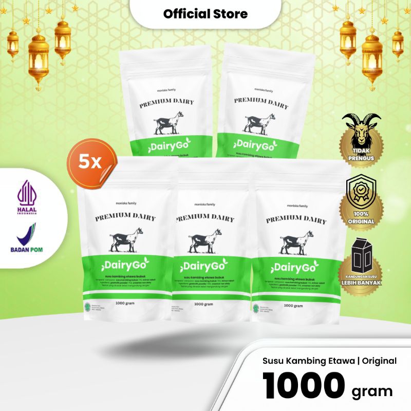 

5X DairyGo Susu Kambing Etawa Premium Original 1kg