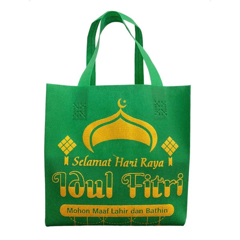 

TAS SPUNBOND GOODIE BAG HAMPERS LEBARAN IDUL FITRI KUE KOTAK HT1